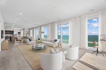 Penthouses with upgraded finishes on floors 11 and 12